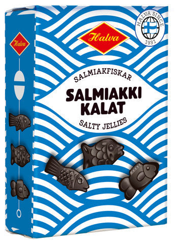 Halva Salty Fish Licorice Jellies, 240g - Clearance