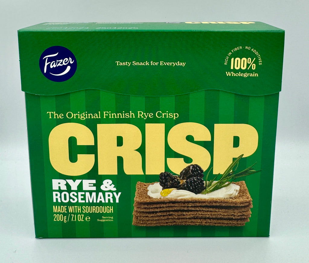 Fazer Rye Crispbread with Rosemary, 200g – Viking Foods & Imports Inc.