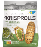 Pagen Krisprolls Whole Wheat No Sugar Added Rusks, 225g - Clearance