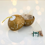 Nordqvist Moomin Christmas Bubble Gold Ornament, 8 tea bags - Clearance