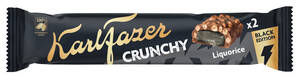Fazer Crunchy Black Edition Candy Bar, 55g - Case of 20