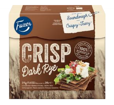 Fazer Rye Crispbread Dark, 215g - Case of 9 – Viking Foods & Imports Inc.