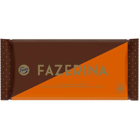 Fazer Fazerina Chocolate Bar, 121g - Case of 20