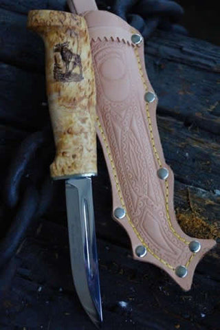 Vuolu Knife with finger guard