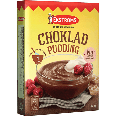 Ekströms Chocolate Pudding Mix, 120g