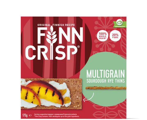 Finn Crisp Multigrain Crisp, 175g - Case of 9