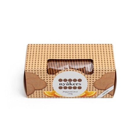 Nyåkers Ginger Snaps Orange, 150g