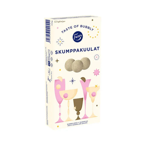 Fazer Skumppakuulat ( Champagne Jellies ) 260g