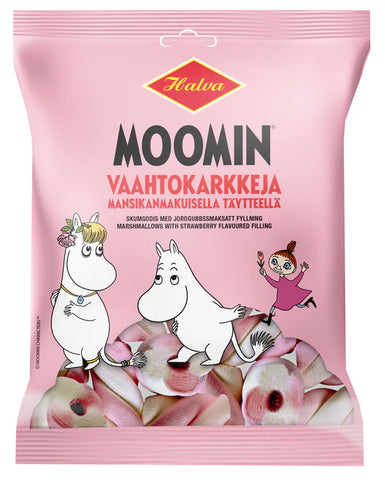 Halva Moomin Strawberry Marshmallows, 60g