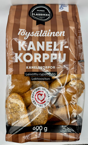 Toysalainen Cinnamon Rusks, 600g - Case of 6