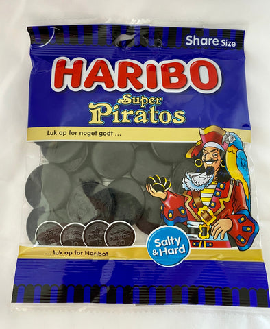 Haribo Super Piratos Licorice, 120g - Case of 20