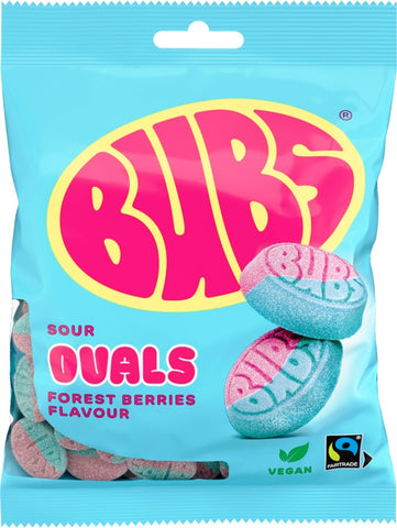 Bubs Forest Berries Sour Ovals, 90g