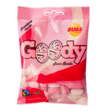 Bubs Goody Strawberry / Vanilla sour oval candies, 90g
