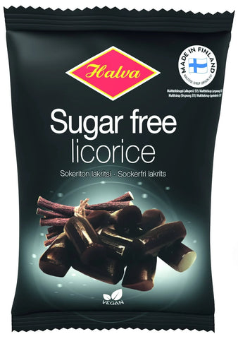 Halva Sugar Free Licorice, 90g - Case of 30
