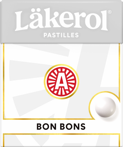 Läkerol BonBons Pastilles, 25g - Case of 24