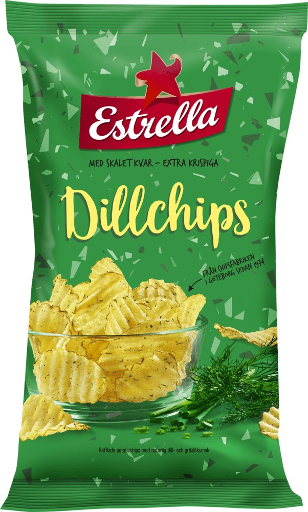Estrella Potato Chips Dill, 175g Viking Foods & Imports Inc.