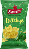 Estrella Potato Chips Dill, 175g - Case of 21