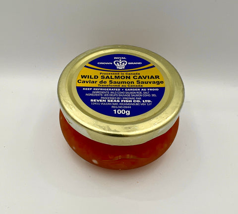 Royal Crown Wild Coho Salmon Caviar, 100g