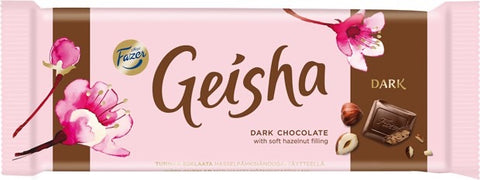 Fazer Geisha Dark Chocolate Bar, 100g