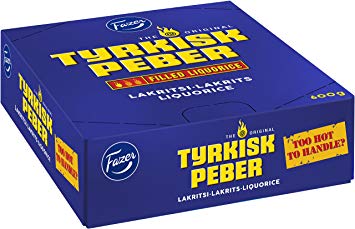 Fazer Licorice Sticks Turkish Pepper, 20g - Case of 30