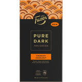 Fazer Pure Dark Crunchy Hazelnut Bar, 70% Cocoa, 95 g