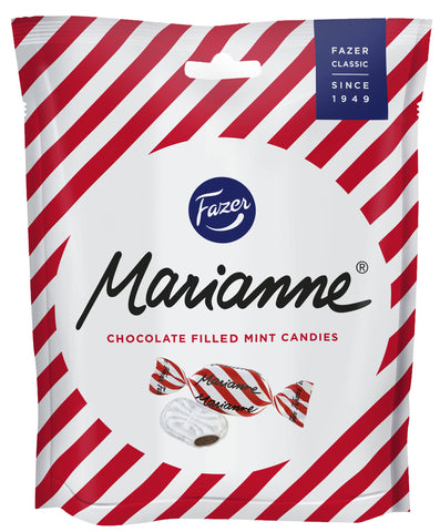 Fazer Marianne Peppermint Candies, 220g - Case of 18