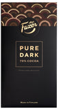 Fazer Pure Dark Chocolate Bar, 70% Cocoa, 95g - Case of 16
