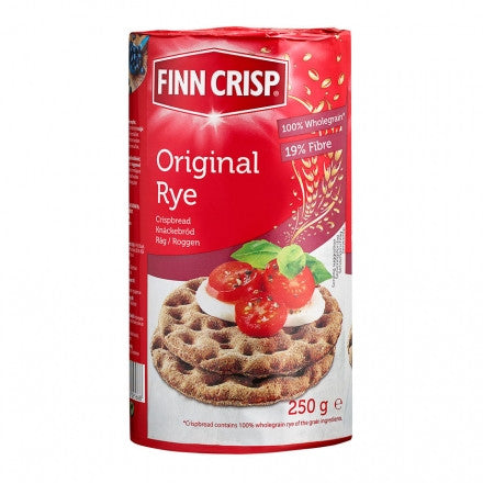 Case of Finn Crisp Original Rye Round
