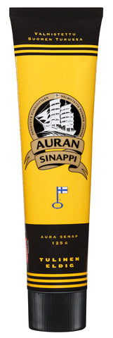 Auran Hot Mustard, 125g