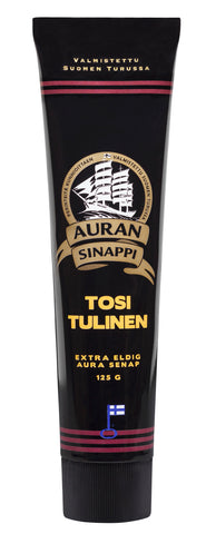 Auran Extra-Hot Mustard, 125g - Case of 12