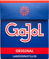 Ga-Jol Licorice Pastilles Original, 23g - Case of 24