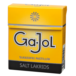 Ga-Jol Licorice Pastilles Salt, 23g - Case of 24