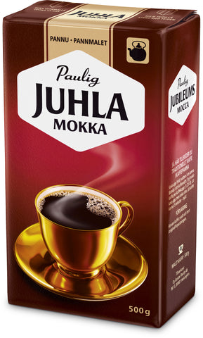 Case of Paulig Juhla Mokka Coffee Coarse Grind 500g