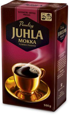 Paulig Juhla Mokka Dark Coffee Fine Grind  500g