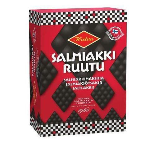 Halva Salmiakki Diamond Box, 240g - Case of 10