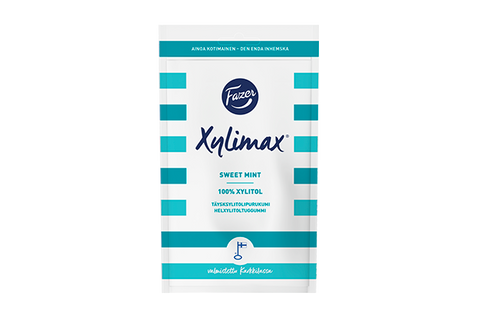 Fazer Xylimax Sweet Mint Chewing Gum, 80g - Case of 24